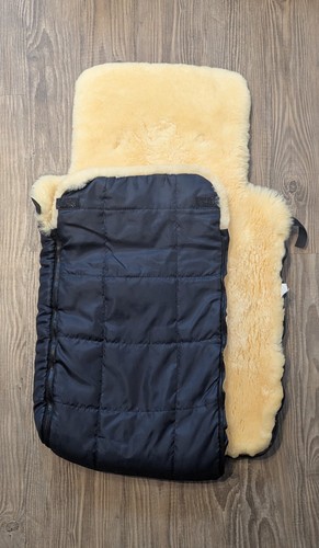 Lammfell fußsack für - lammfell,
